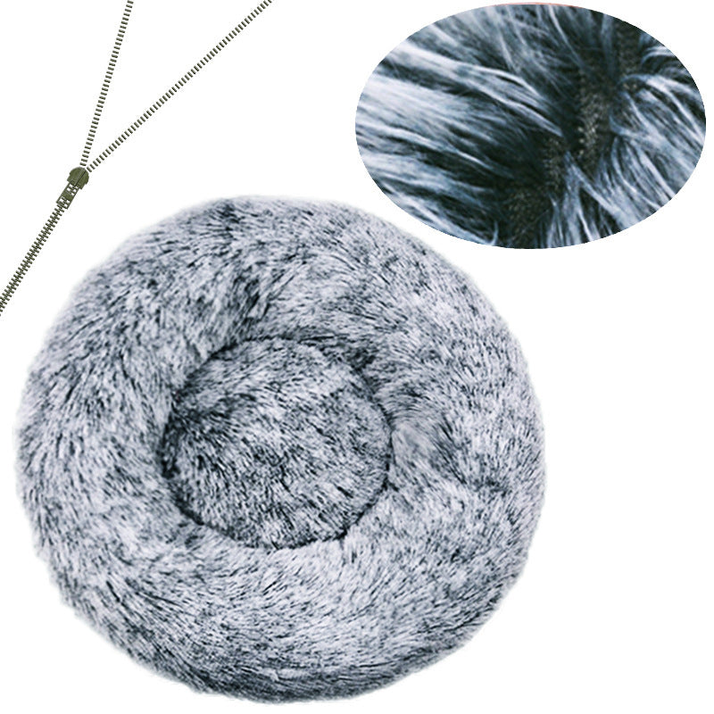 Plush Circular Dog Bed