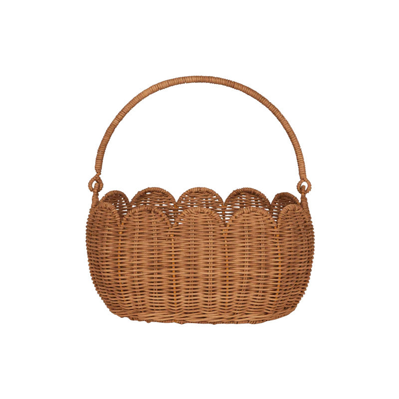 Handmade storage basket for dolls Bowlift