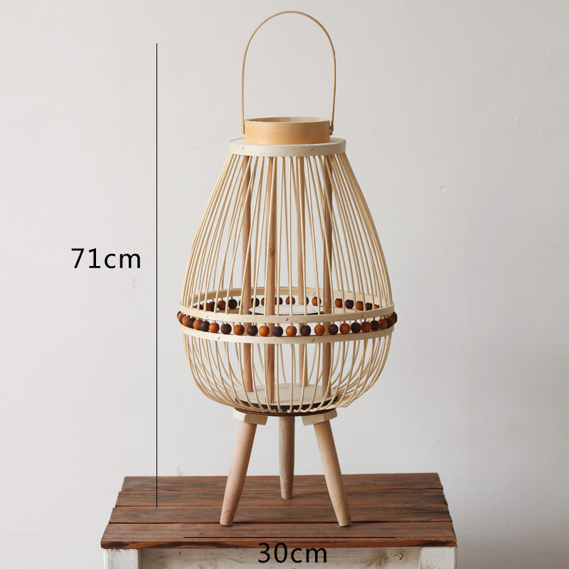 Handcrafted lantern made from natural materials Bowlift