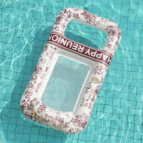 Unisex Elegant Swim Ring with Floral Motifs Bowlift
