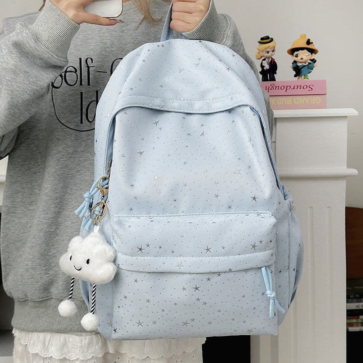 Fashionable backpack with sparkling star motif Bowlift