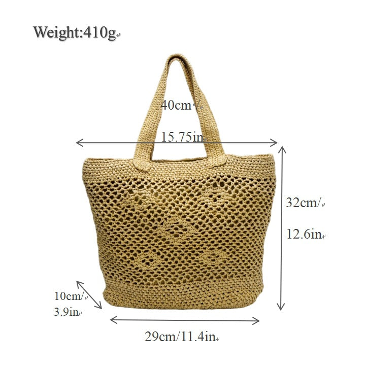 Elegant Macramé Shopper Bowlift