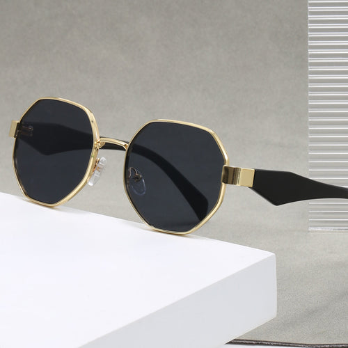 Women's fashionable sunglasses with high-quality rectangular frame and UV protection Bowlift