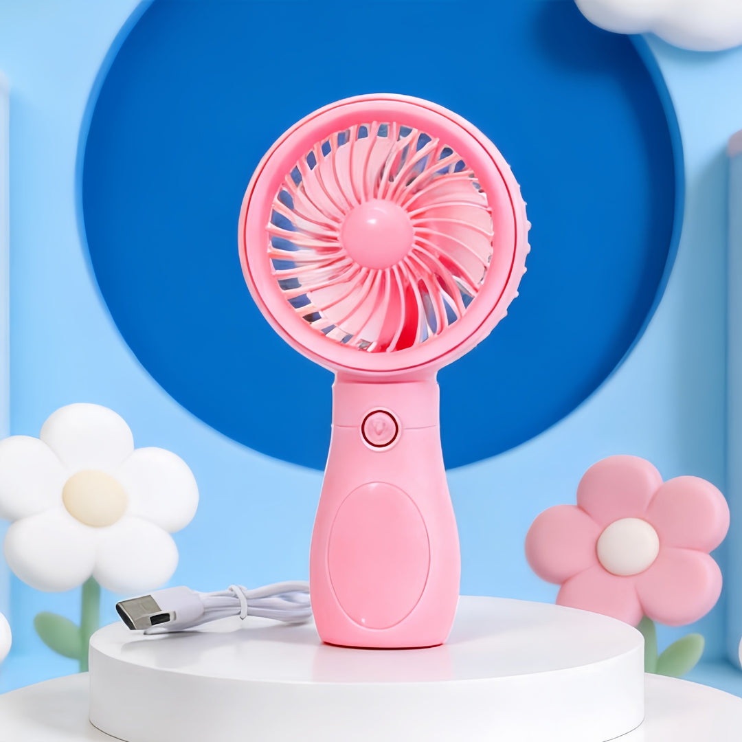 Women's portable handheld fan with USB connection Bowlift