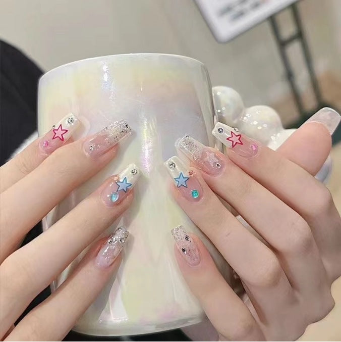 Artful Nail Art with Cute Bunny Pattern Cold Bowlift