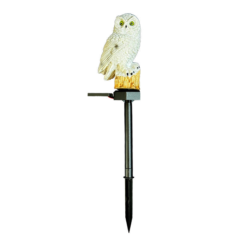Welcoming Birdhouse Solar Pathway Stake Light With Dusk-To-Dawn Sensor Bowlift