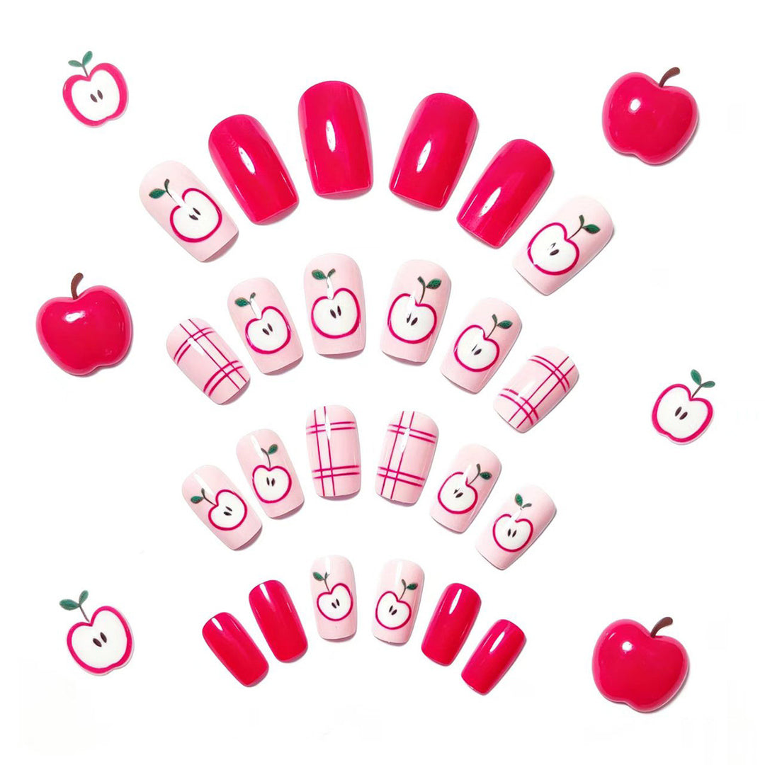 Creative Apple-Themed Nail Art Bowlift 1788155498