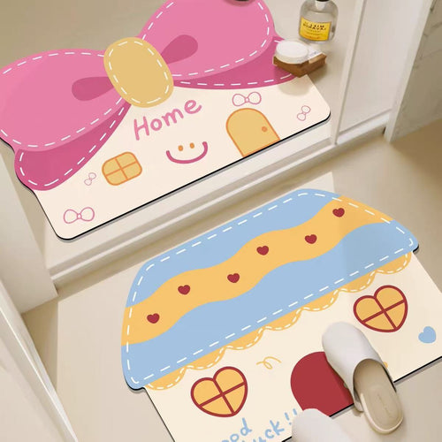 Playful Hamburger-Themed Bath Mat Bowlift
