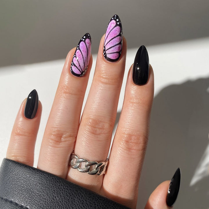 Artistic Butterfly Nail Art Extensions Bowlift