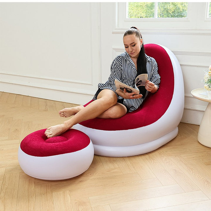 Women's Inflatable Comfort Sofa with Ergonomic Backrest Bowlift