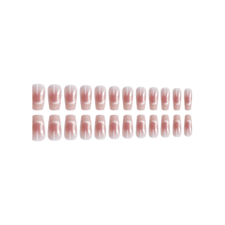 Elegant French Tip Nail Set Bowlift