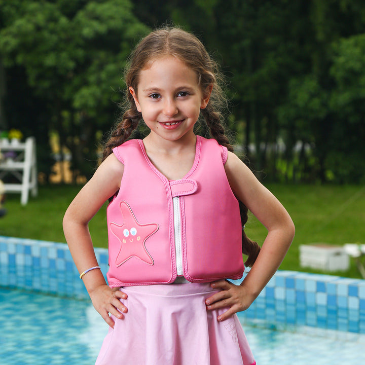Women's Inflatable Swimming Aid with Colorful Flamingo Design Bowlift
