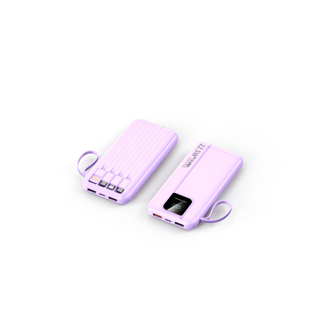 Compact power bank with intelligent LED display Bowlift