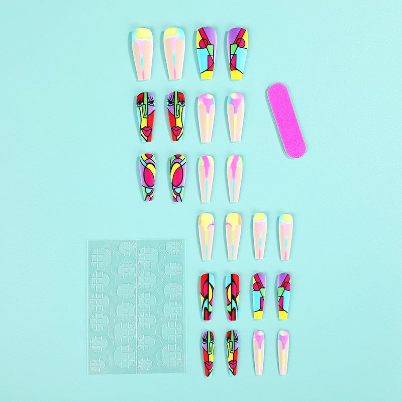Creative artificial nails in playful design Bowlift