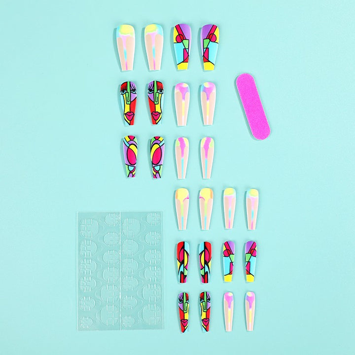 Creative artificial nails in playful design Bowlift