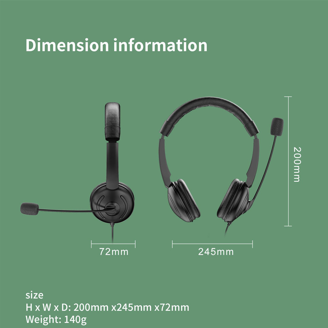 Professional USB Communication Headset Bowlift