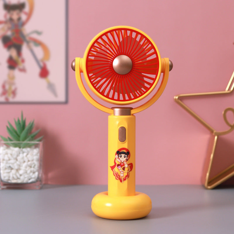 Unisex Portable Hand Fan in Playful Design Bowlift