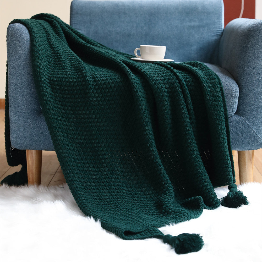 Textured Decorative Throw Blanket