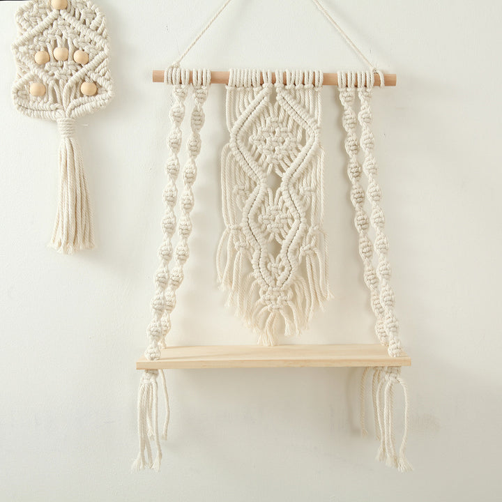Decorative Macramé Swing Shelf Bowlift