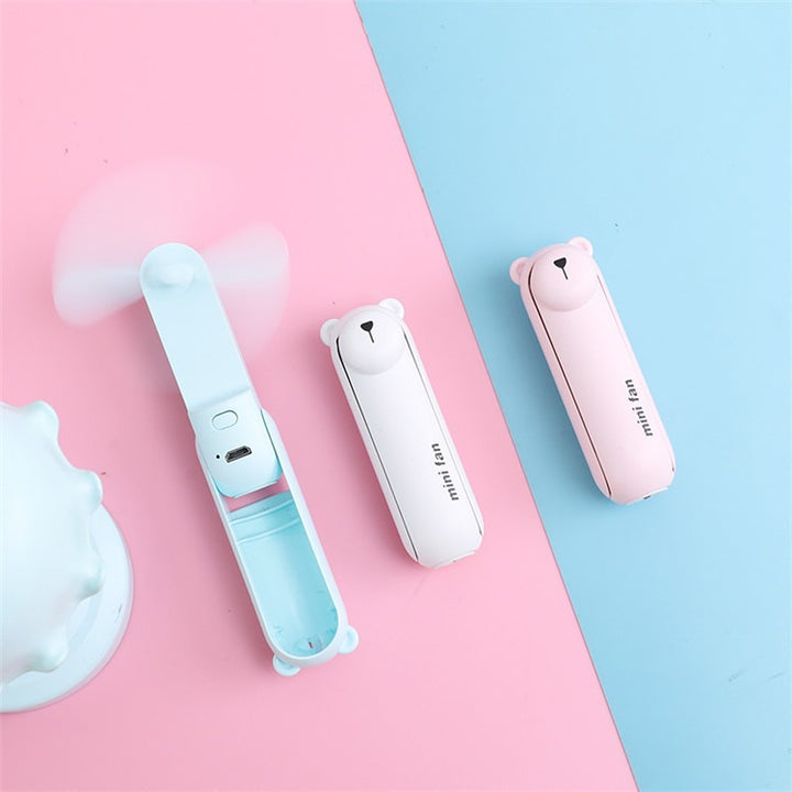 Unisex Portable Mini Fan in Cute Animal Design Bowlift