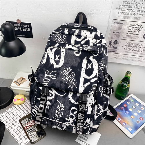 Graphic Print Backpack