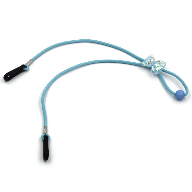 Adjustable Eyewear Retainer with Bead Detail Bowlift