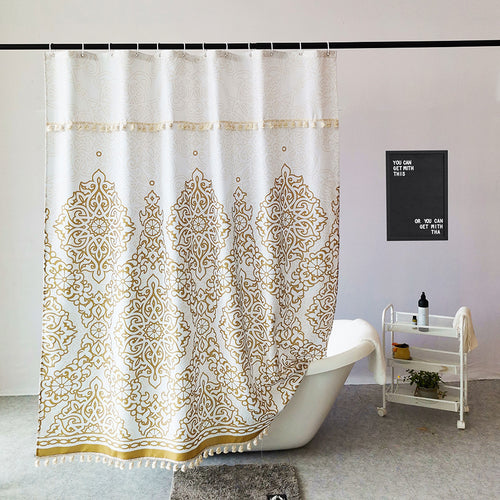 Designer Shower Curtain Bowlift
