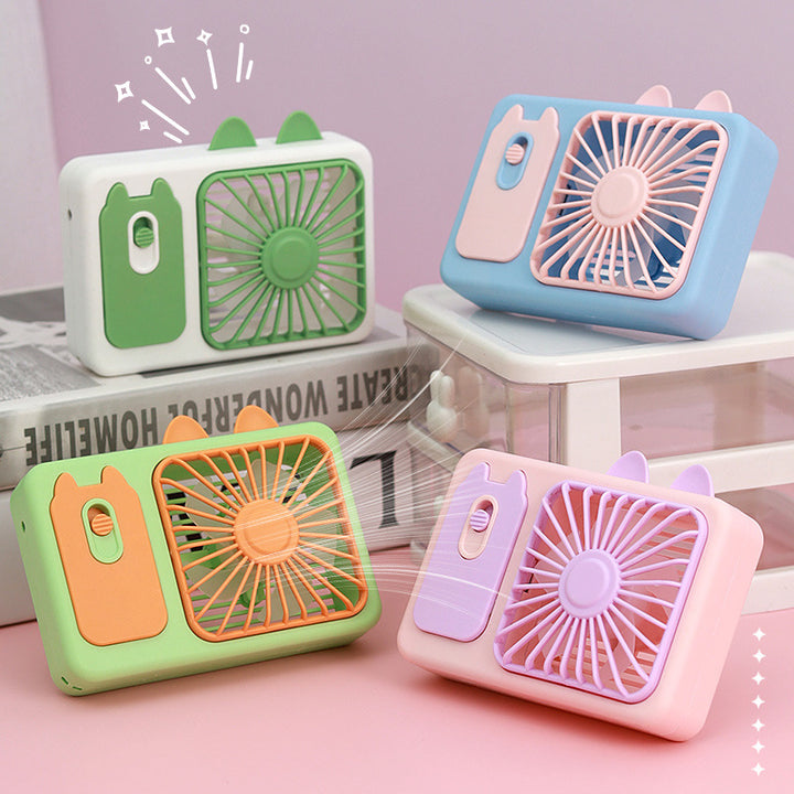 Women Portable Mini Fan Bowlift