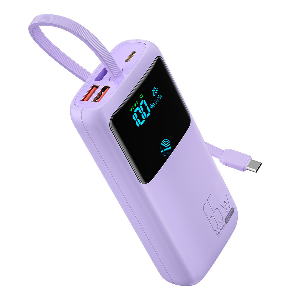 Power bank with integrated LED display and fast charging function Bowlift