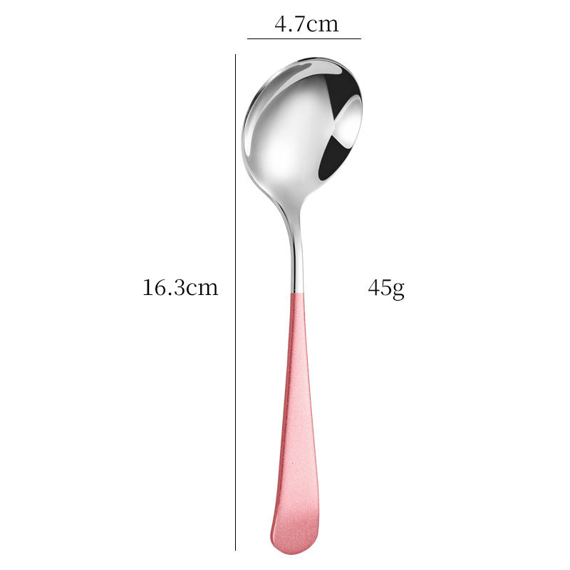 Elegant Dessert Spoon with High-Quality and Non-Slip Grip Design Bowlift