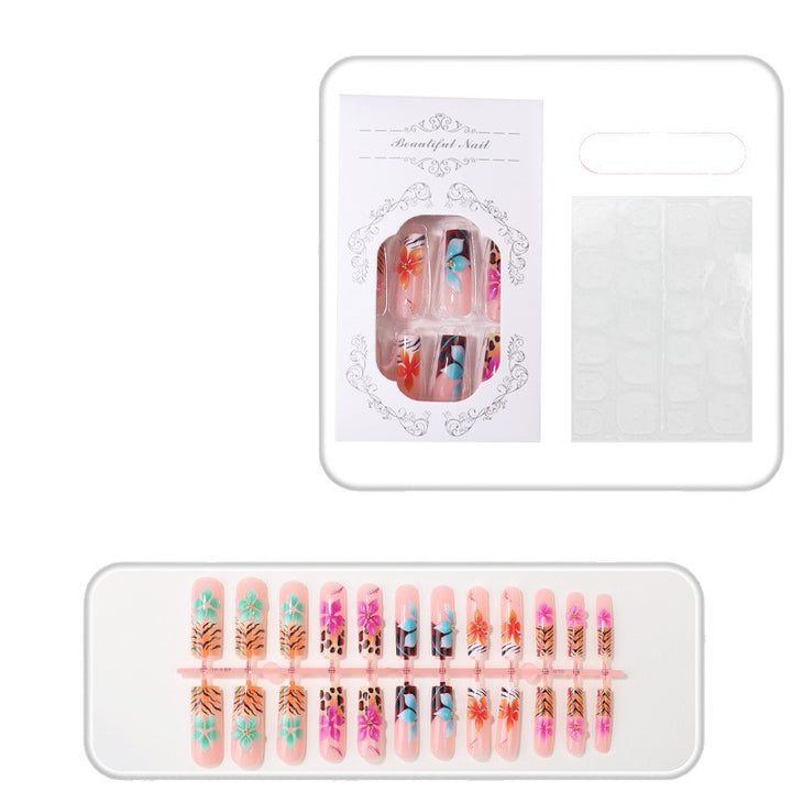 Floral Art Press-On Nail Tips Bowlift