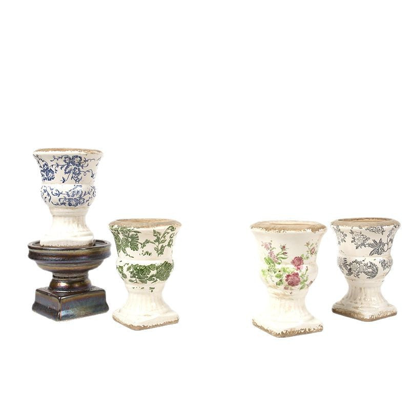 Floral Ceramic Planter Bowlift