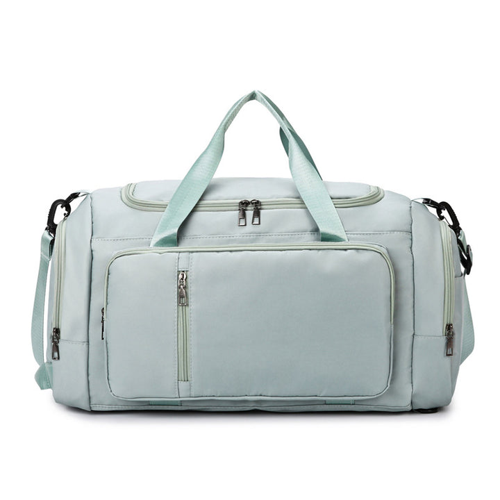 Travel bag with versatile storage and robust zippers Bowlift