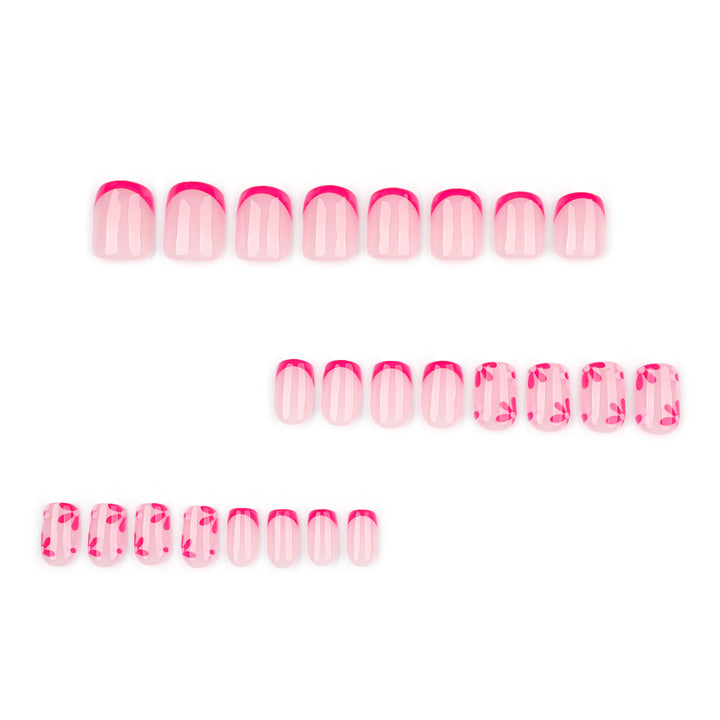 Artful Nail Extensions with Blooming Design Bowlift