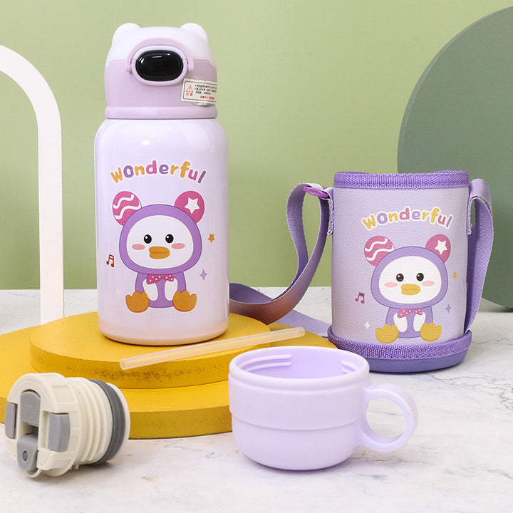 Insulated bottle with cute design Bowlift