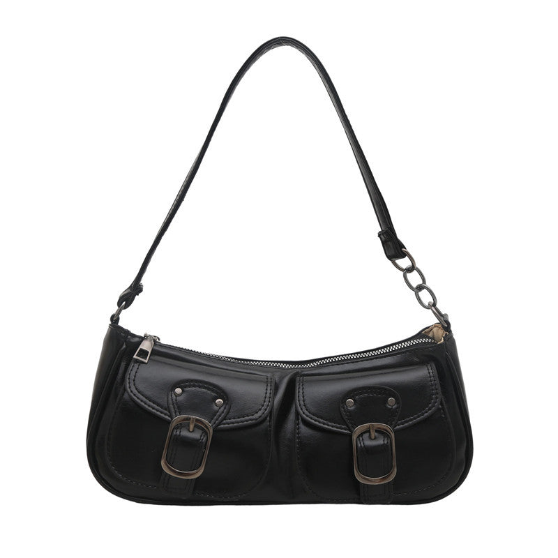 Stylish Dual Pocket Shoulder Bag Bowlift