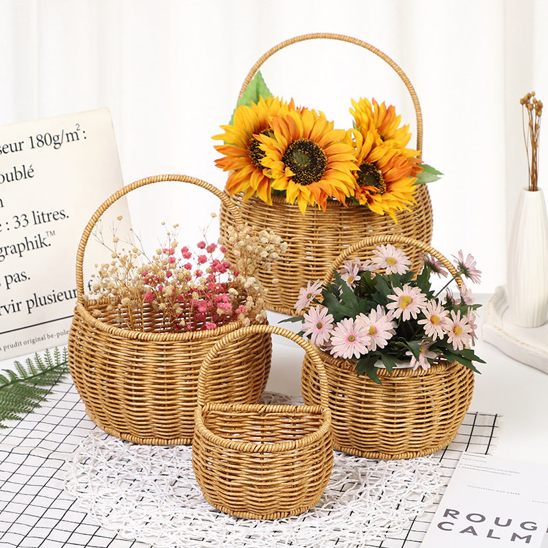 Stylish Decorative Woven Basket Bowlift