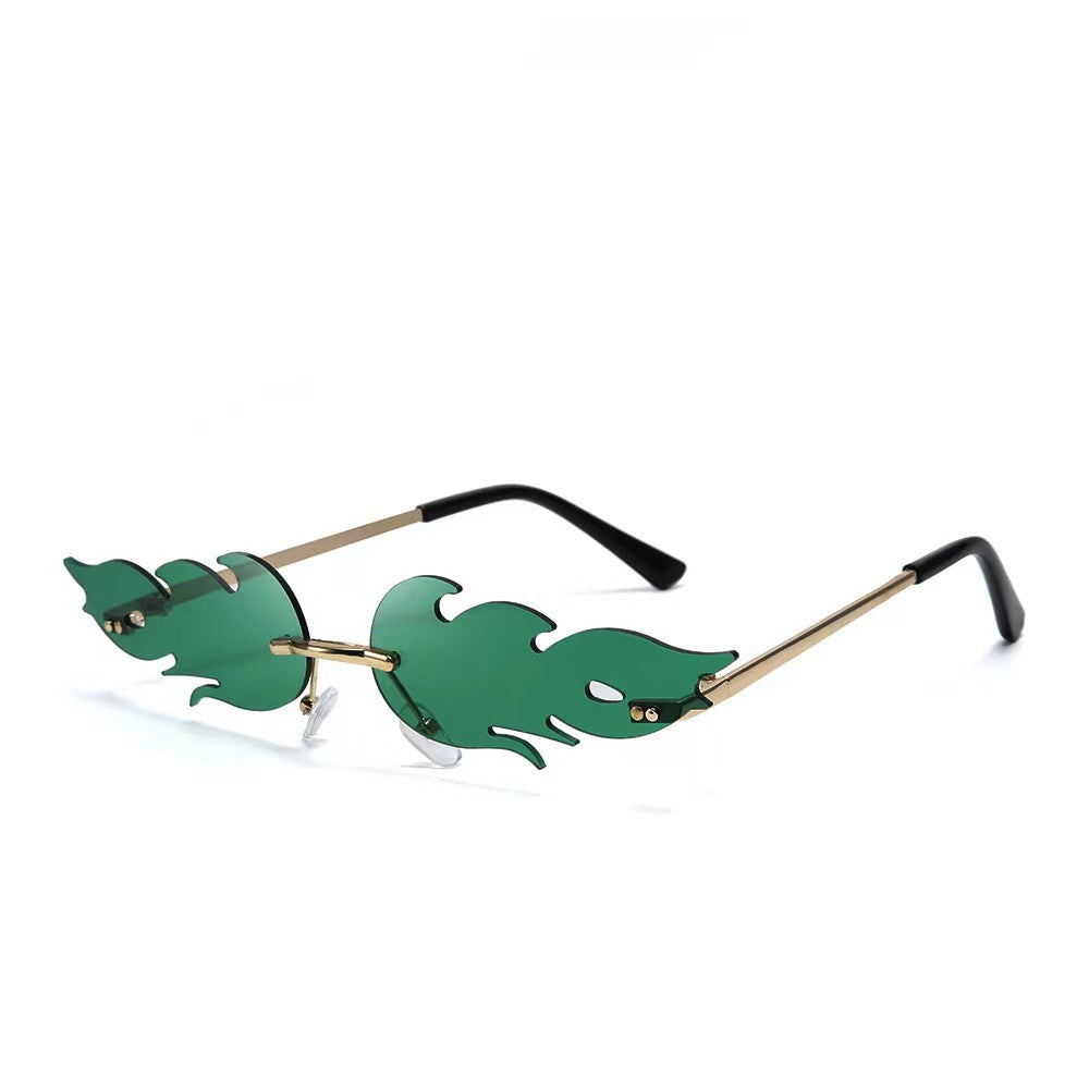 Decorative Floral Frame Sunglasses Bowlift