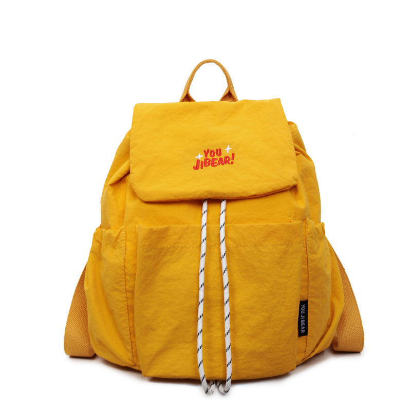 Casual Drawstring Closure Backpack Bowlift