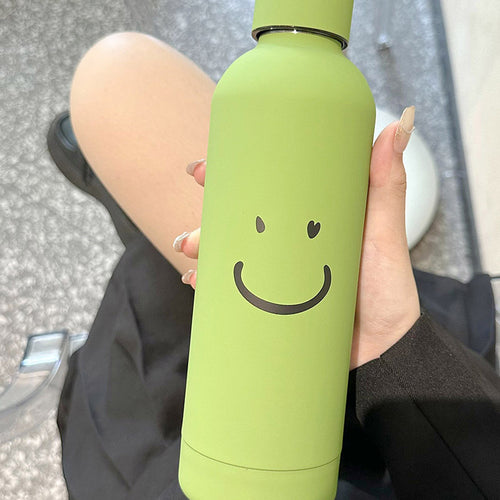 Women's insulated bottle with innovative smiley design Bowlift