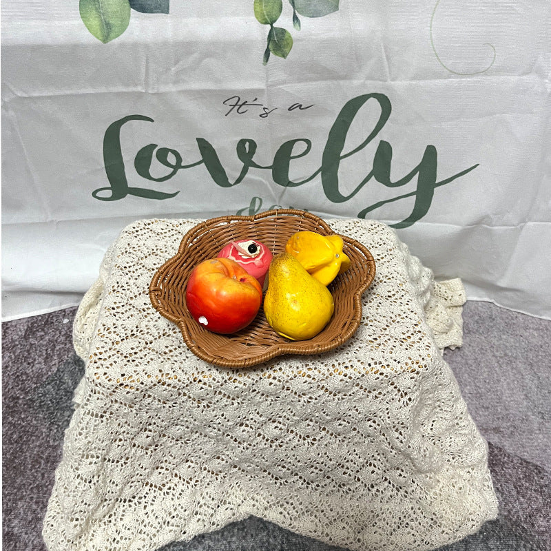 Decorative Woven Serving Tray Bowlift