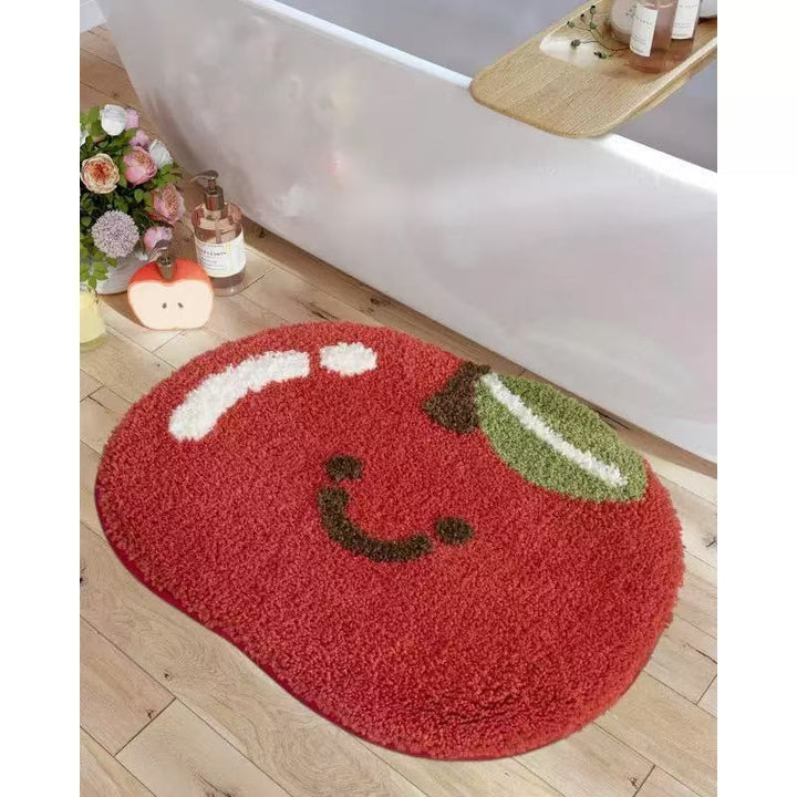 Lemon-Shaped Bath Mat Bowlift