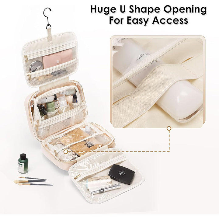 Padded Cosmetic Organizer Bag with Structured Exterior Bowlift