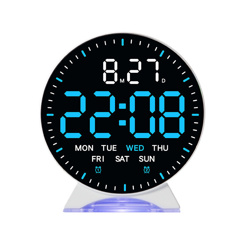 Digital alarm clock with intelligent LED display and multifunctional features Bowlift