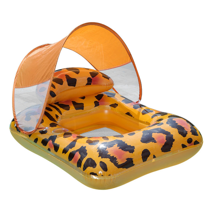 Women Inflatable Lounger with Ergonomic Headrest Bowlift