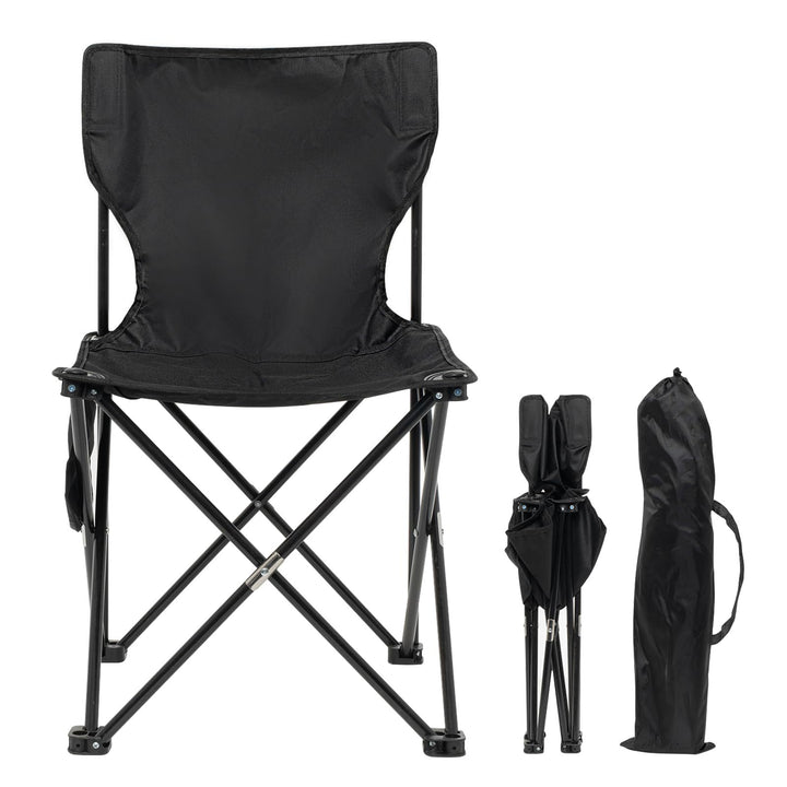 Women folding camping chair with backrest Bowlift
