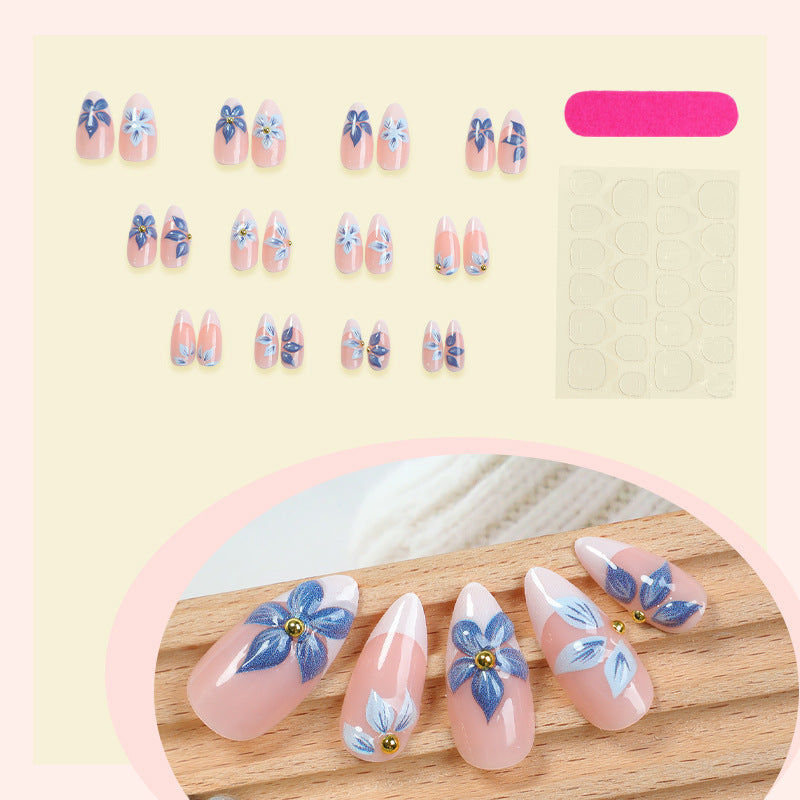 Creative nail art set with elaborate flower designs Bowlift