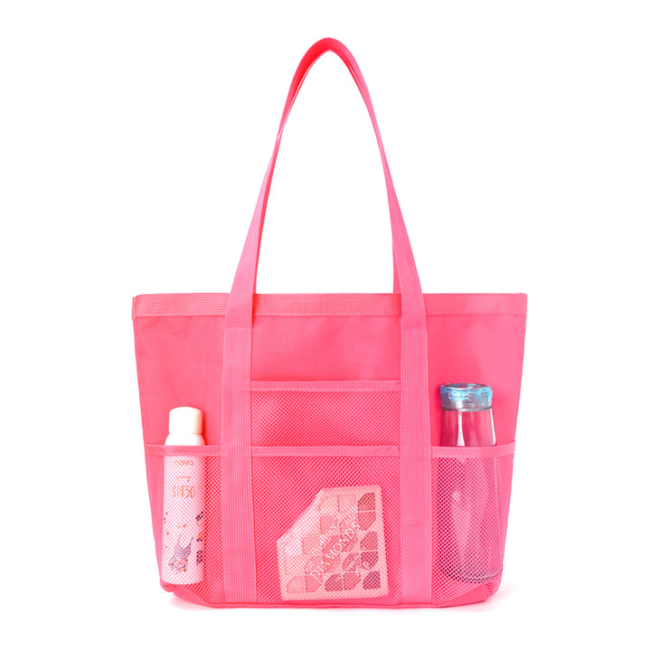 Padded shopping bag with side mesh pockets Bowlift