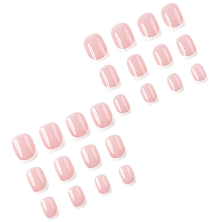 Elegant French Tip Nail Extensions Bowlift