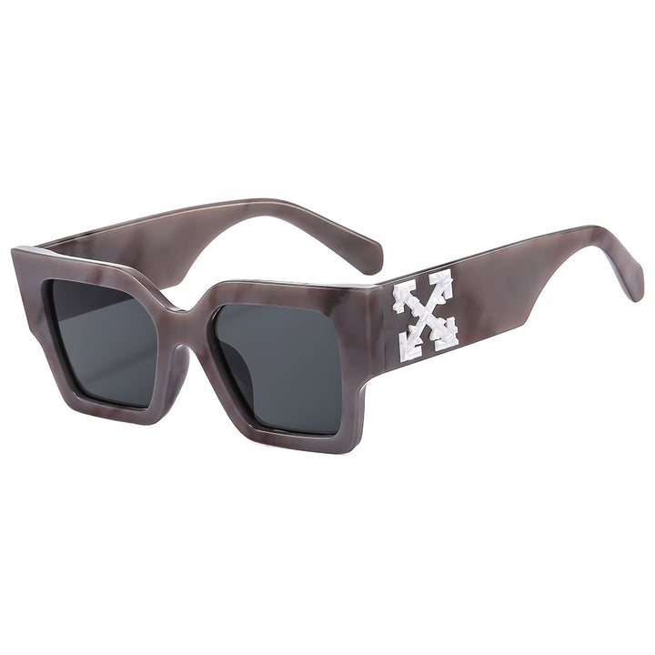 Women's Designer Sunglasses with striking geometric frame Bowlift